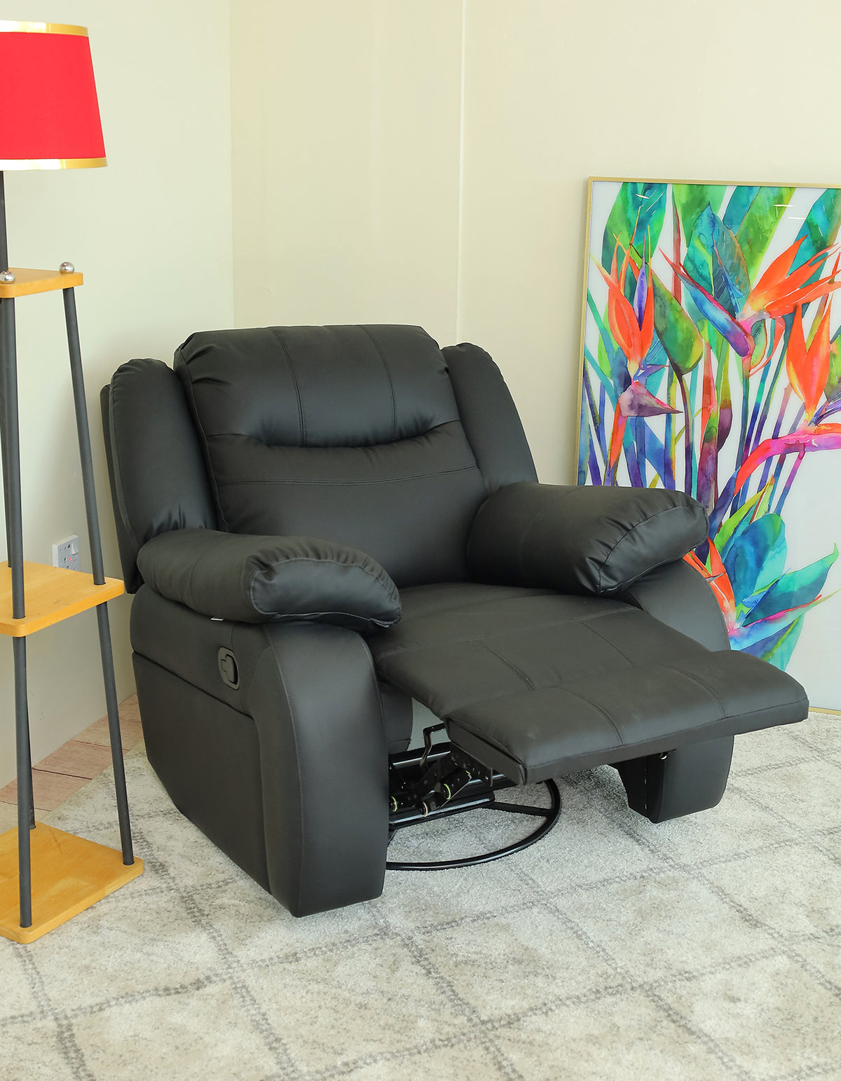 Recliner Black Henry