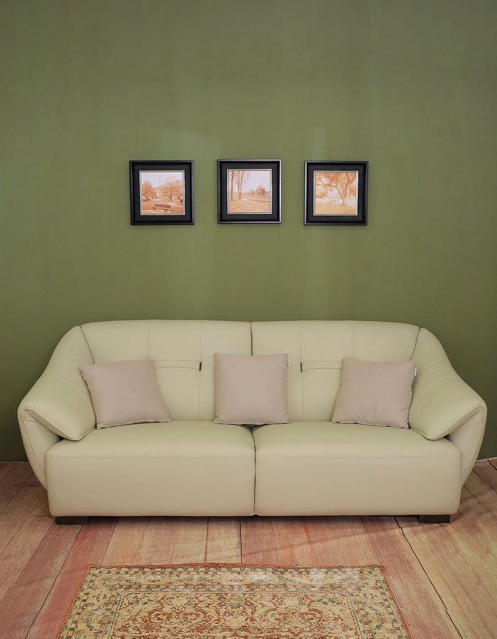 Sofa Aldo White - 3 Seater